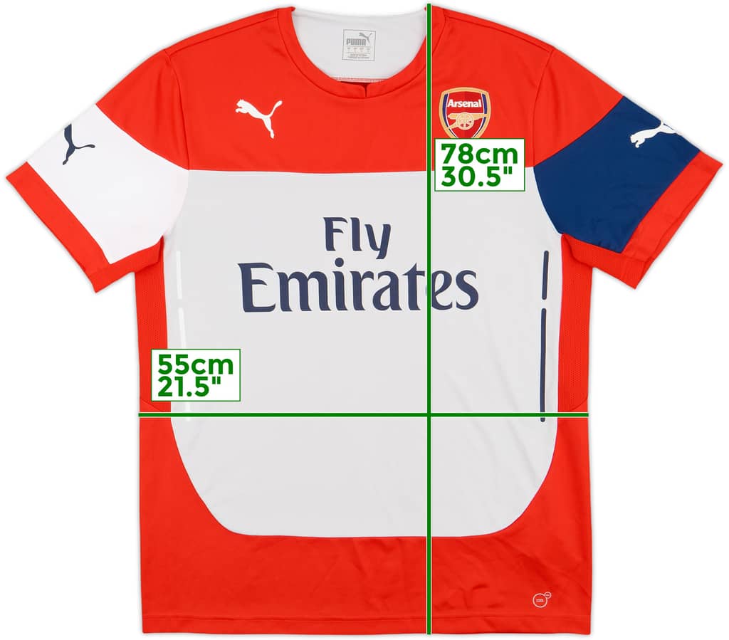 2014-15 Arsenal Puma Training Shirt - 9/10 - (L)