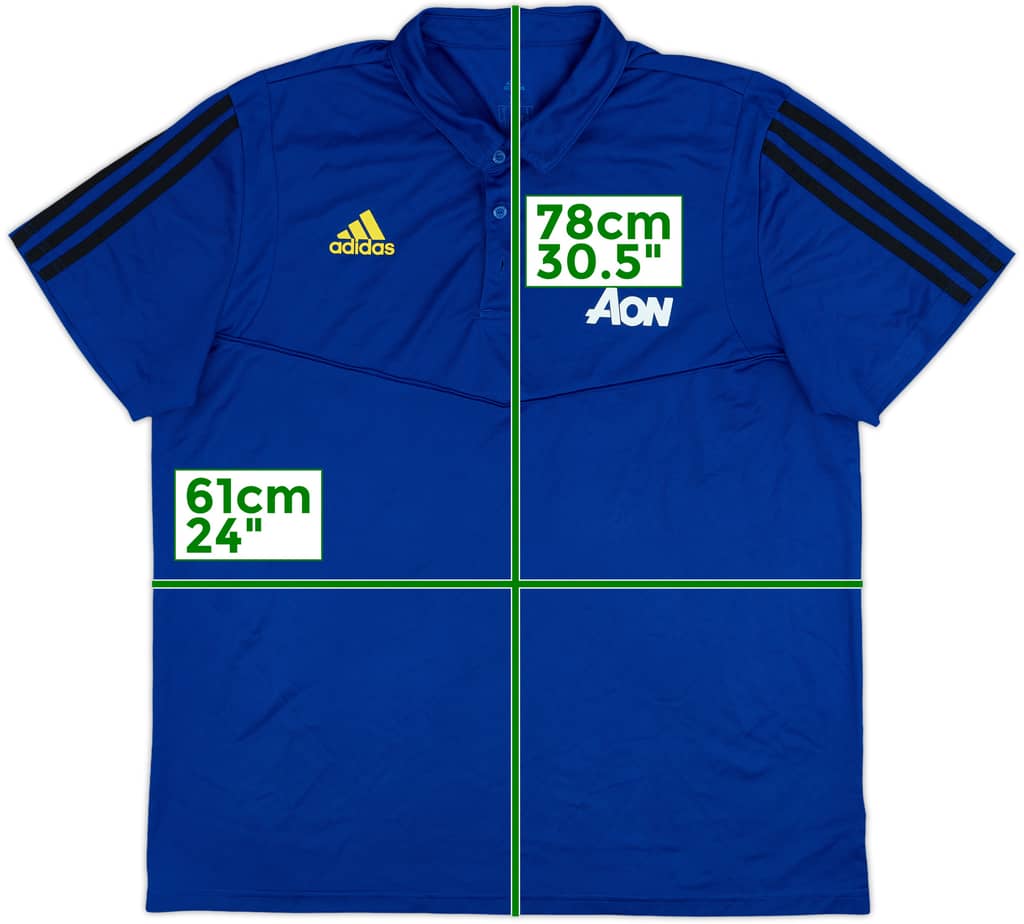 2019-20 Manchester United adidas Polo Shirt - 10/10 - (XL)