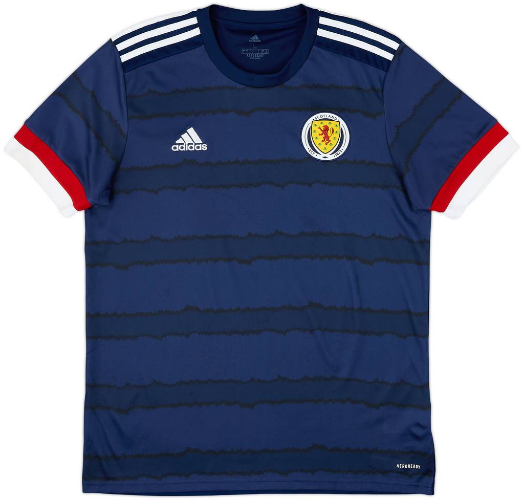 2020-22 Scotland Home Shirt - 8/10 - (L)
