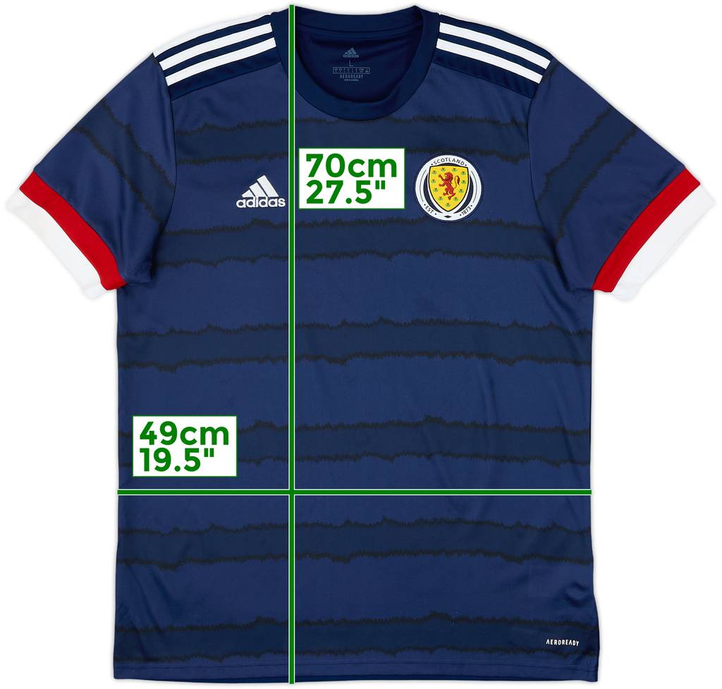 2020-22 Scotland Home Shirt - 8/10 - (L)