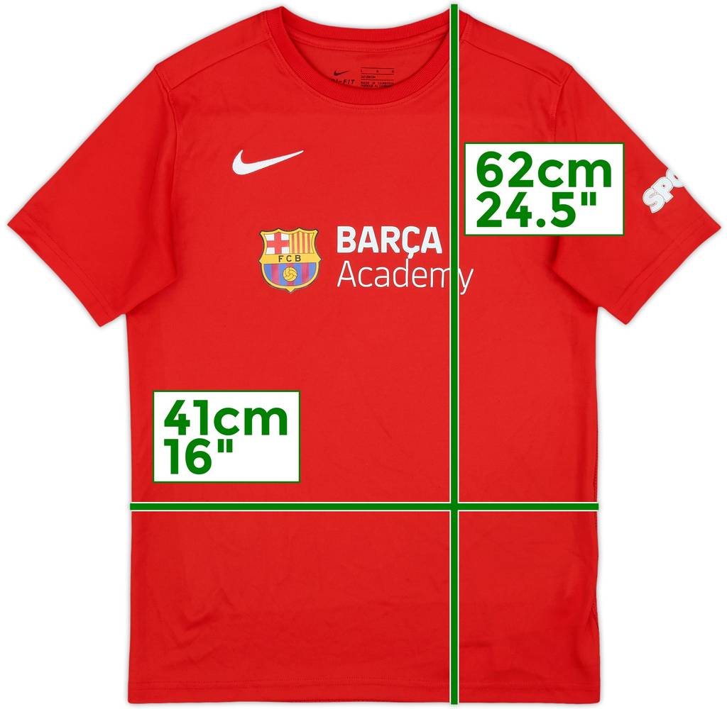 2020-21 Barcelona Academy Nike Training Shirt - 7/10 - (L.Boys)