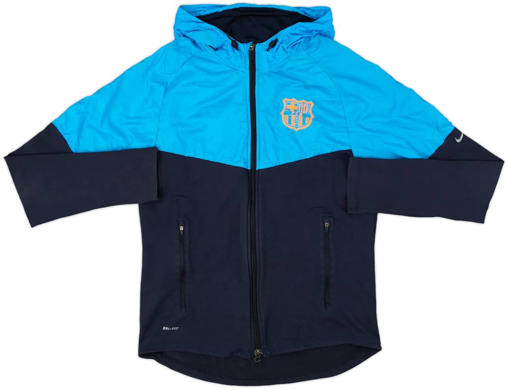2012-13 Barcelona Nike Hooded Rain Jacket - 6/10 - (M)