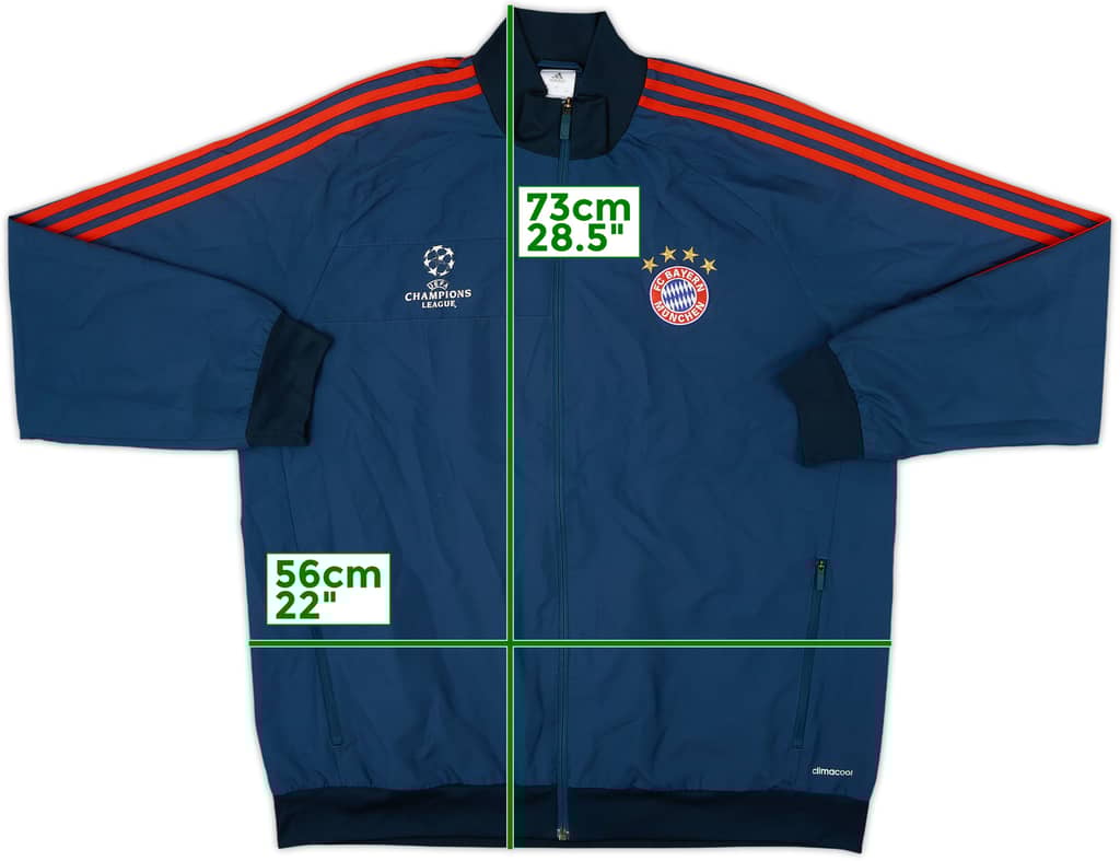 2013-14 Bayern Munich adidas CL Track Jacket - 6/10 - (XL)