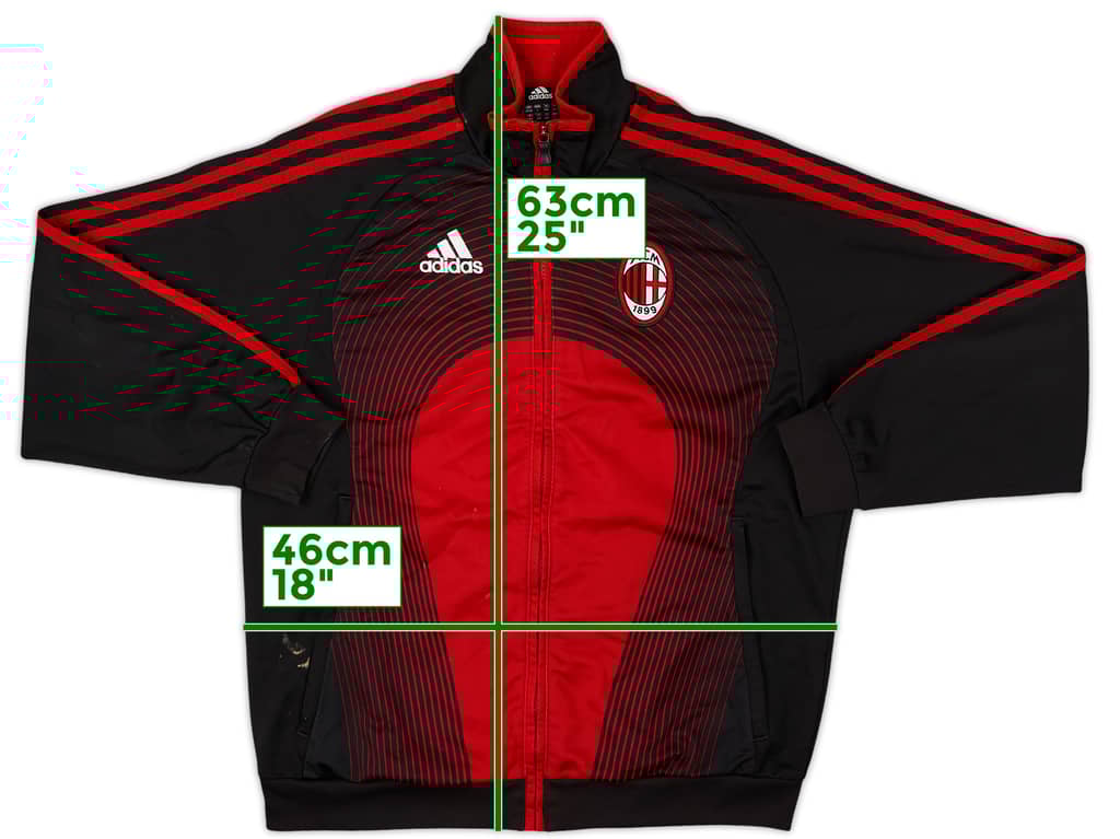 2006-07 AC Milan adidas Track Jacket - 7/10 - (L.Boys)