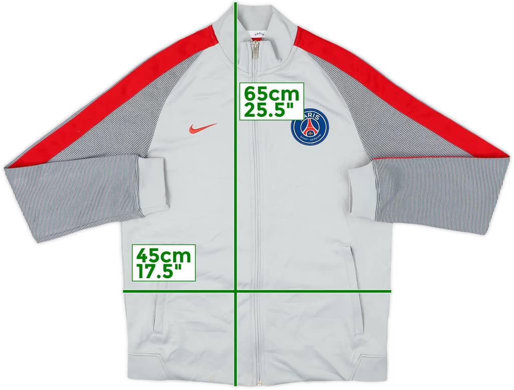 2017-18 Paris Saint-Germain Nike Track Jacket - 8/10 - (M)