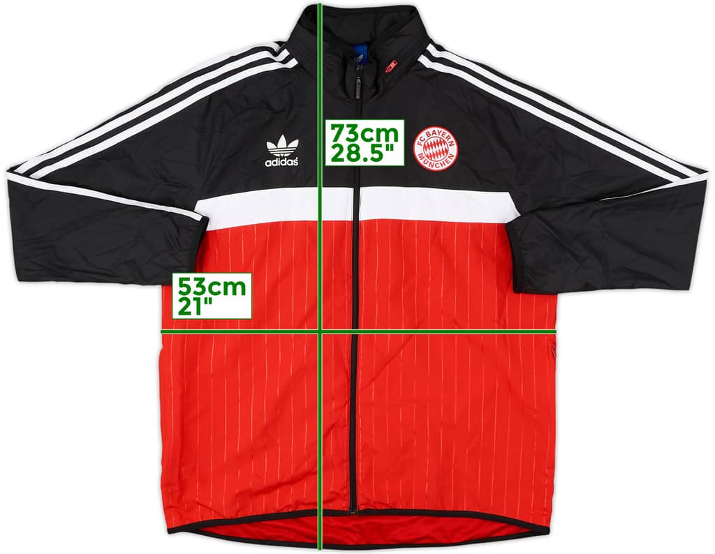 2015-16 Bayern Munich adidas Originals Hooded Track Jacket - 8/10 - (L)