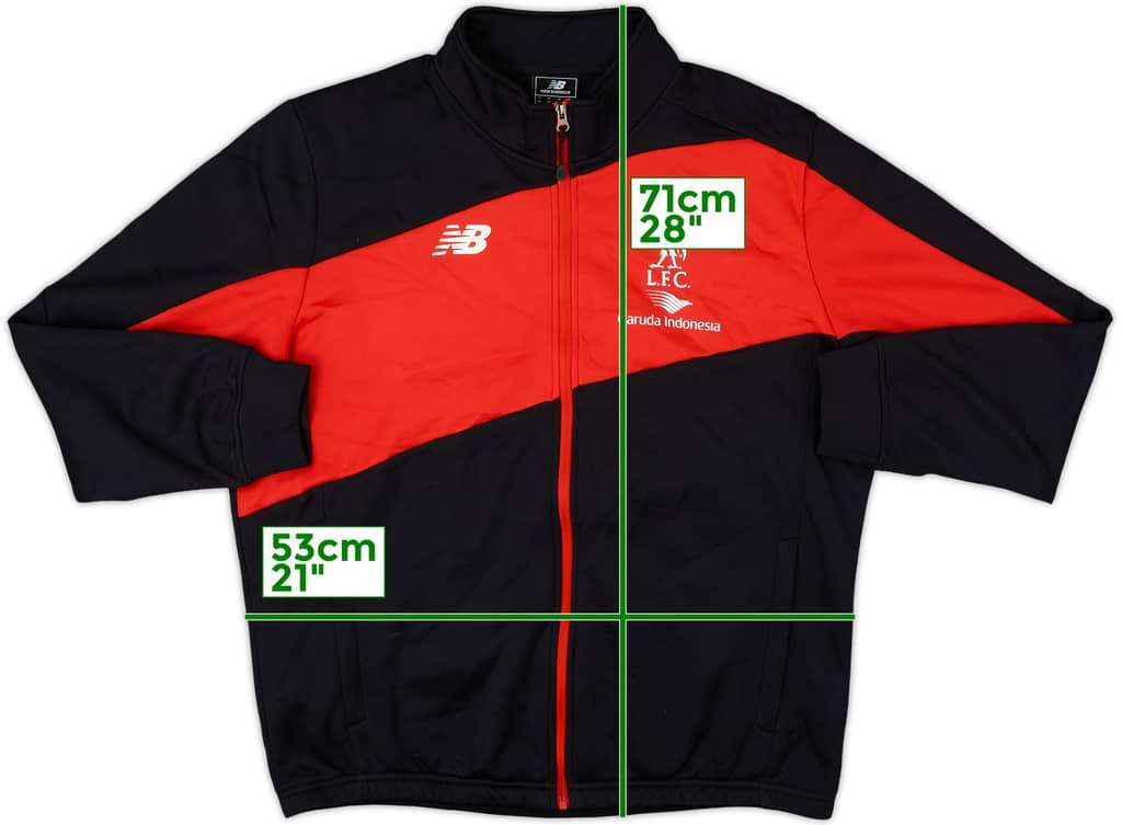 2015-16 Liverpool New Balance Track Jacket - 8/10 - (XL)