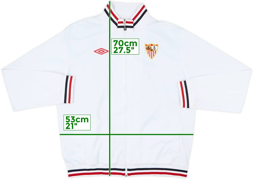 2012-13 Sevilla Umbro Track Jacket - 7/10 - (XXL)