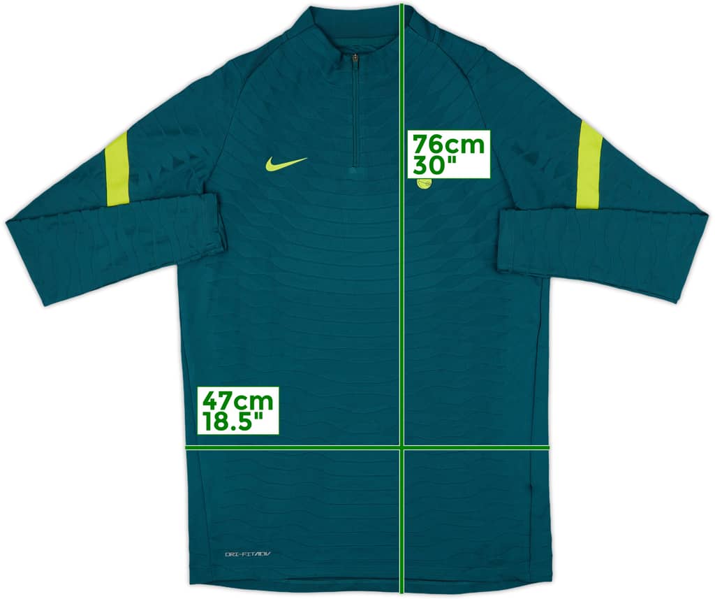 2021-22 Tottenham Nike 1/4 Zip Training Top - 10/10 - (L)