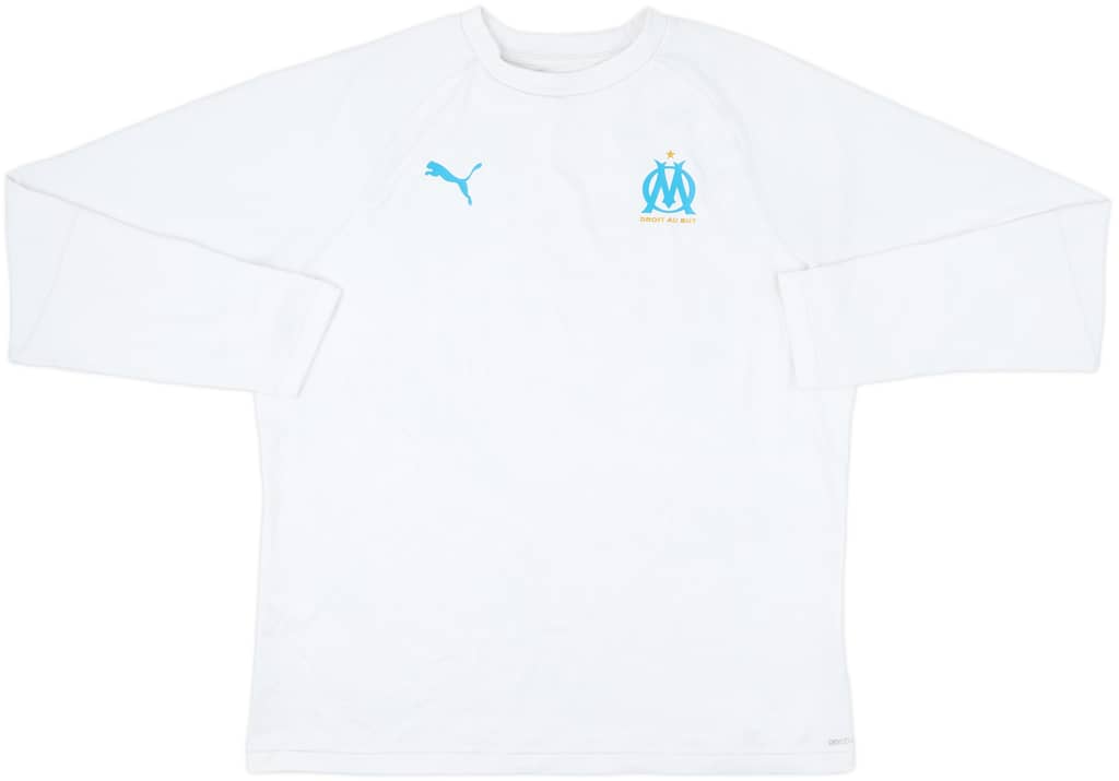 2018-19 Olympique Marseille Puma Sweat Top - 8/10 - (XL)