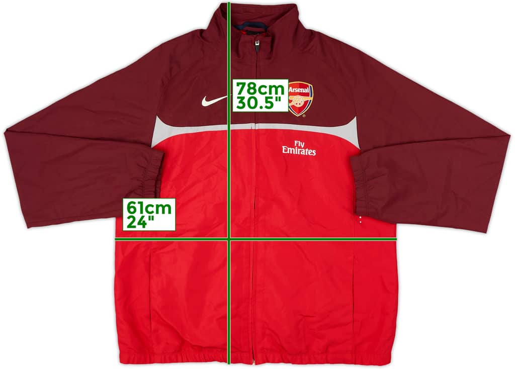 2010-11 Arsenal Nike Track Jacket - 6/10 - (L)