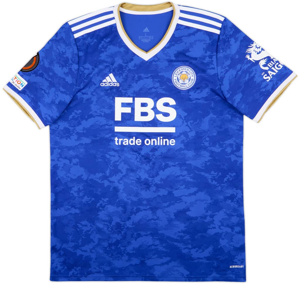 2021-22 Leicester Home Shirt - 9/10 - (L)