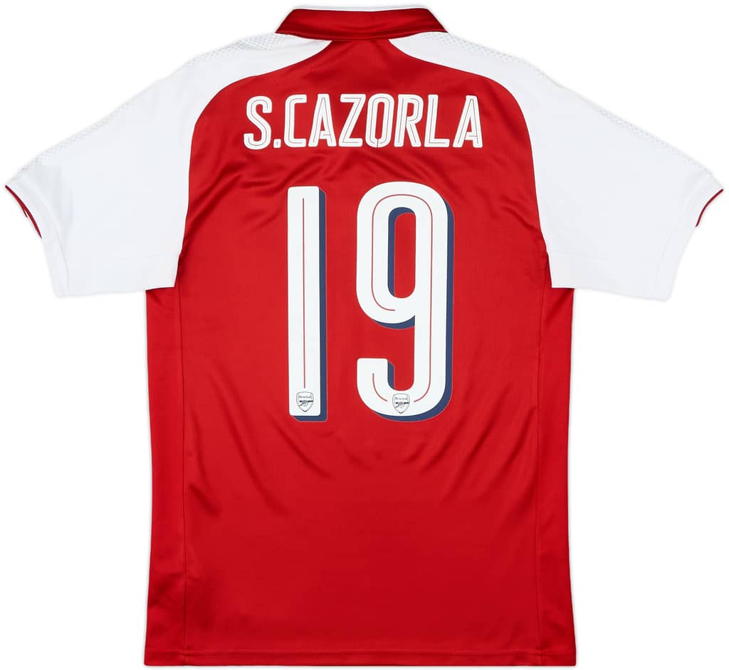 2017-18 Arsenal Home Shirt S.Cazorla #19 - 8/10 - (M)
