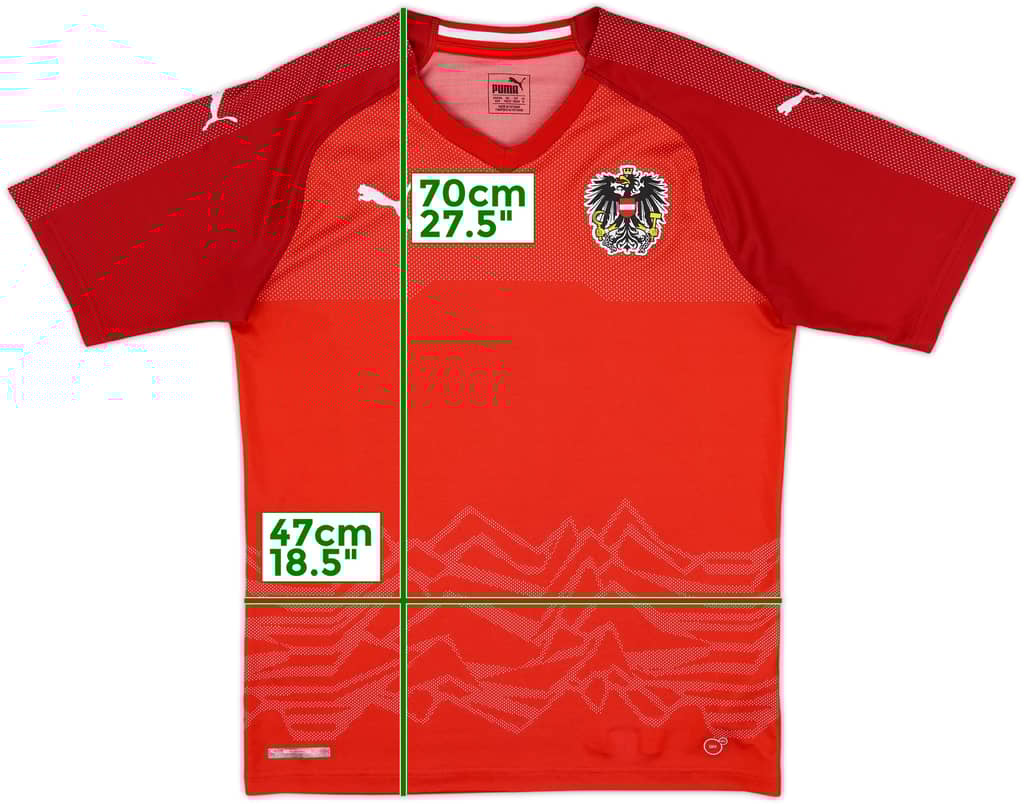 2018-19 Austria Home Shirt - 8/10 - (M)
