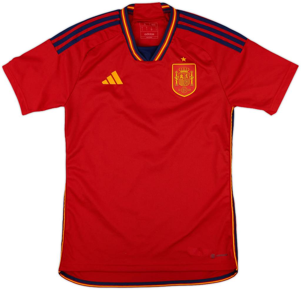 2022-23 Spain Home Shirt - 9/10 - (S)
