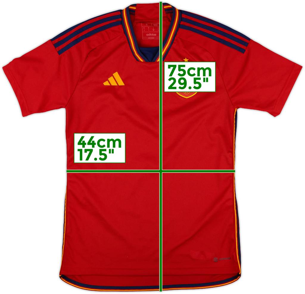 2022-23 Spain Home Shirt - 9/10 - (S)