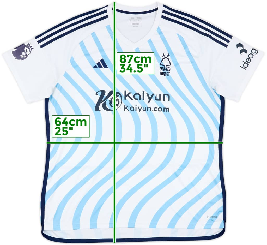 2023-24 Nottingham Forest Away Shirt - 10/10 - (XXL)