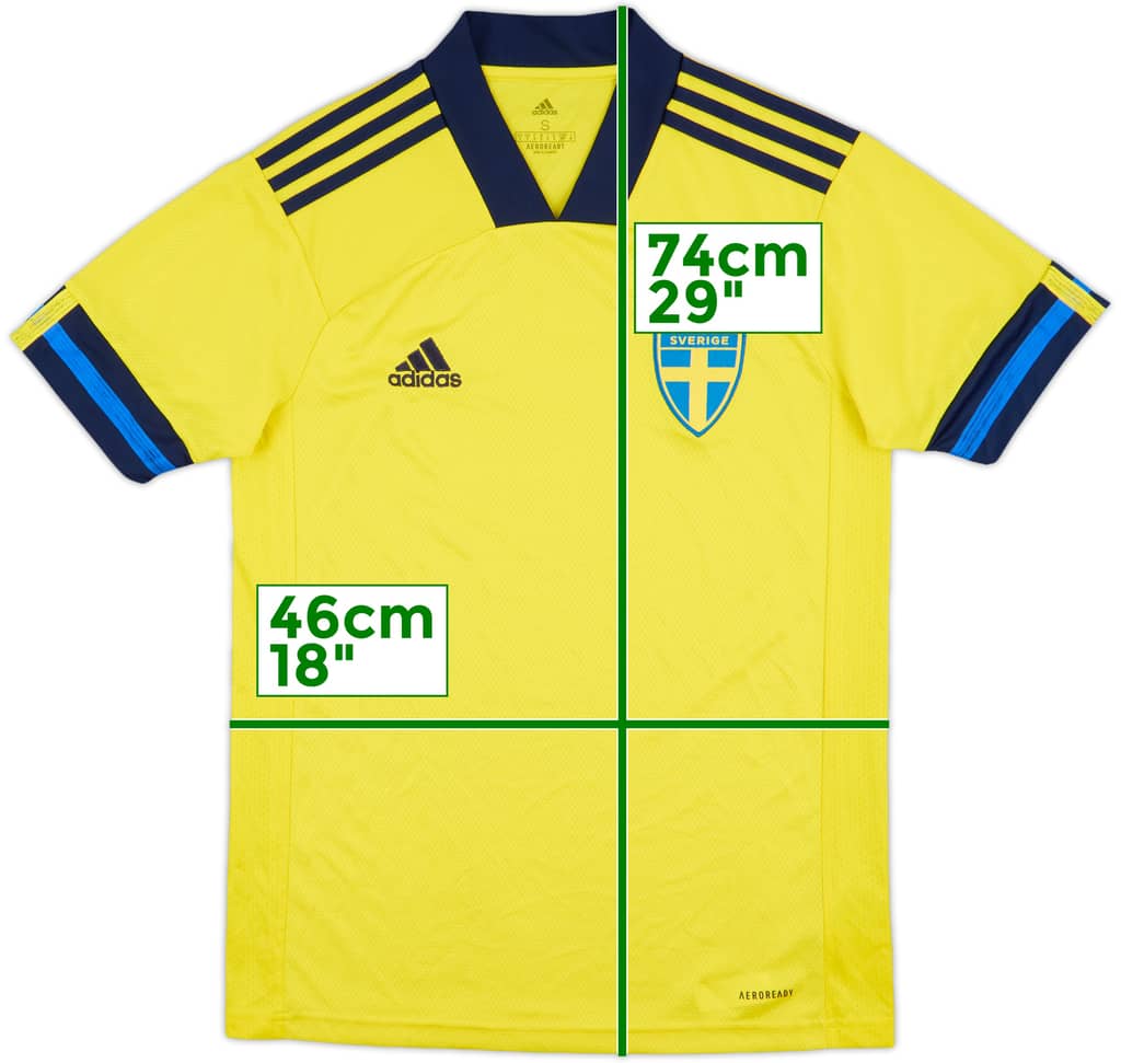 2020-21 Sweden Home Shirt - 7/10 - (M)