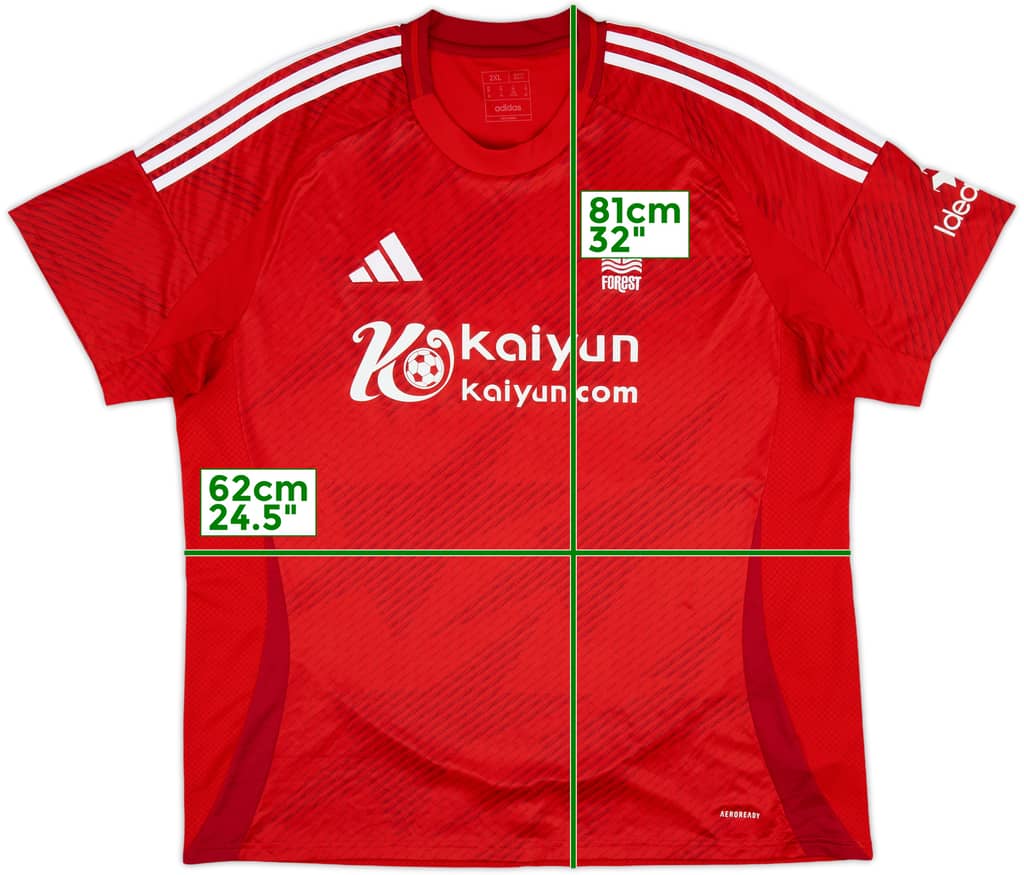 2023-24 Nottingham Forest Home Shirt - 10/10 - (XXL)