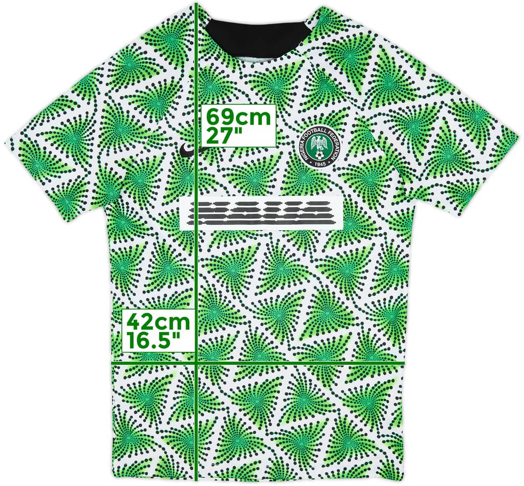 2022-23 Nigeria Nike Pre-Match Training Shirt - 10/10 - (S)