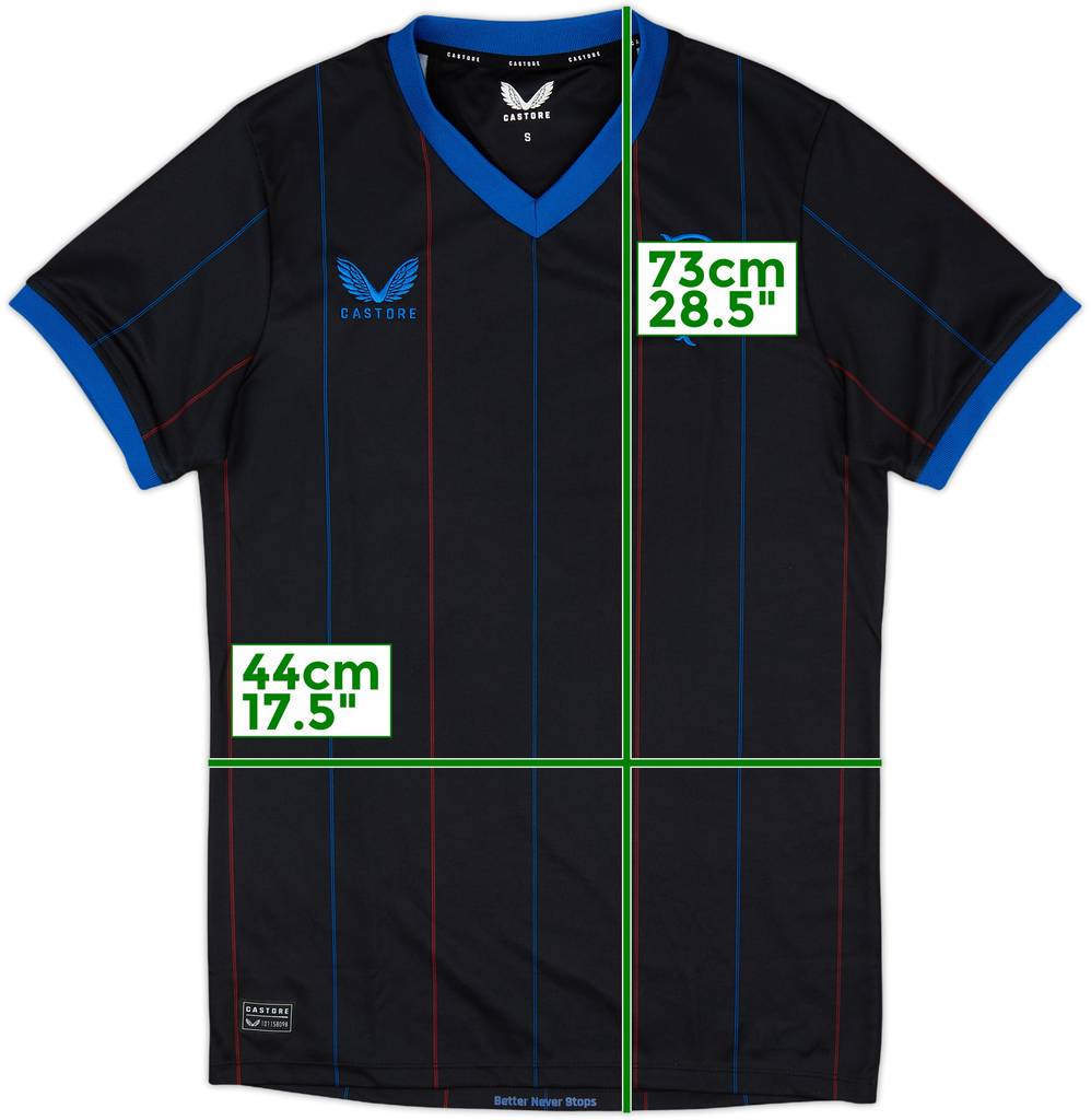 2022-23 Rangers Fourth Shirt - 10/10 - (S)
