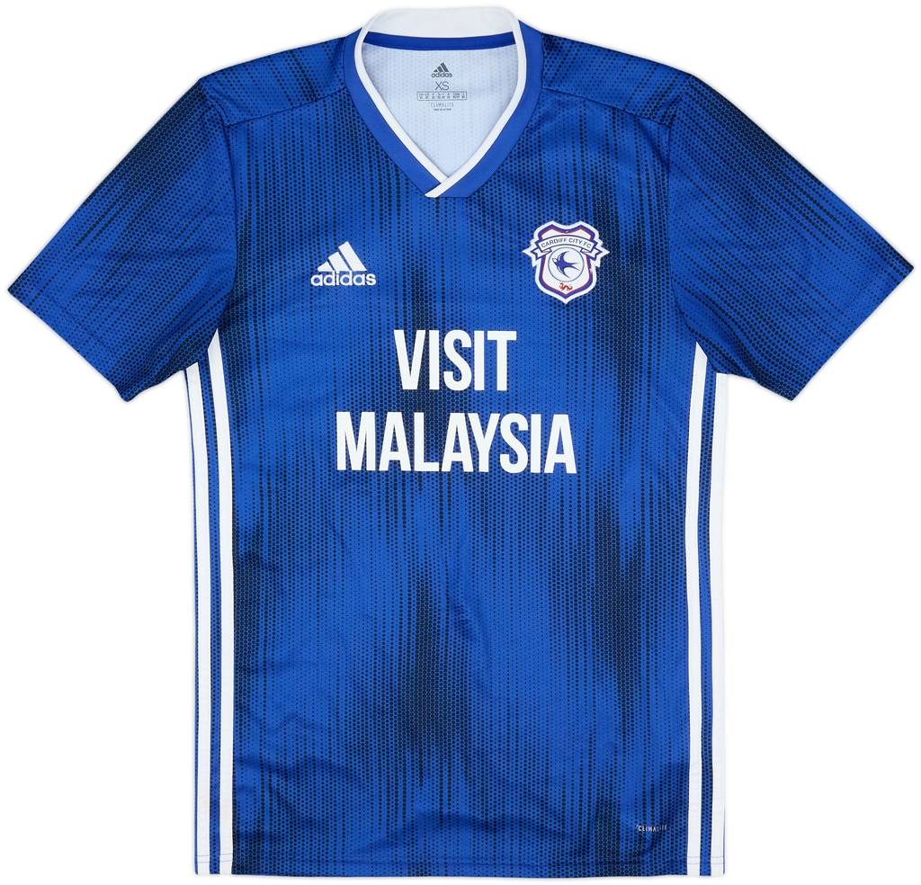 2019-20 Cardiff City Home Shirt - 9/10 - (XS)