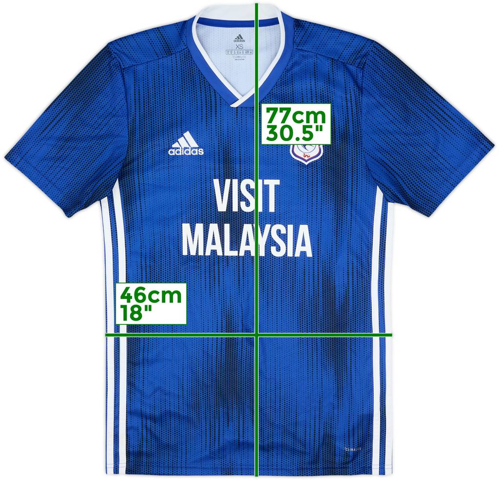 2019-20 Cardiff City Home Shirt - 9/10 - (XS)