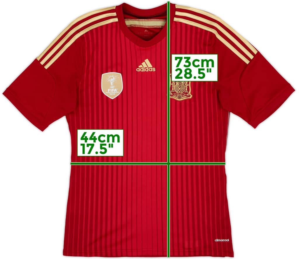 2013-15 Spain Home Shirt - 7/10 - (S)