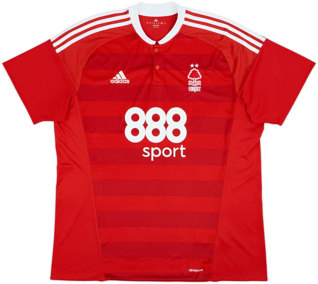 2016-17 Nottingham Forest Home Shirt - 8/10 - (XL)