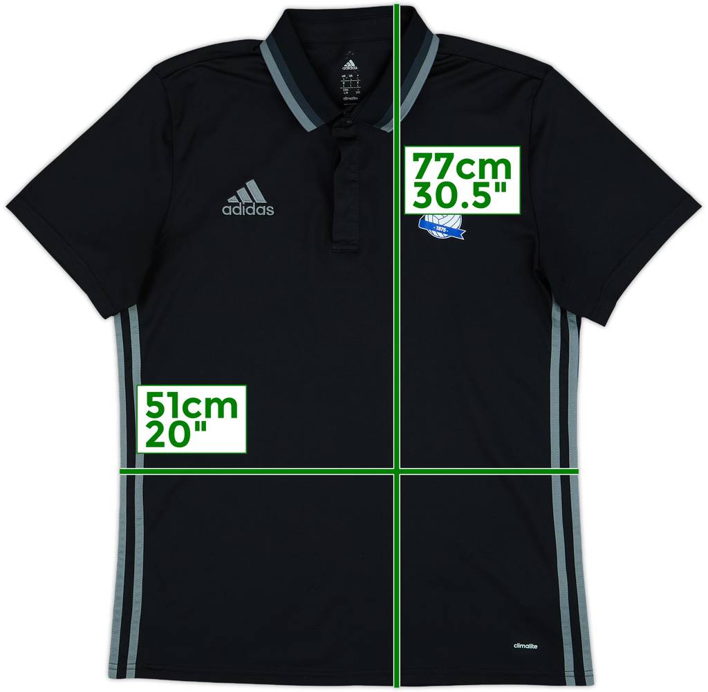 2018-19 Birmingham adidas Polo Shirt - 9/10 - (L)