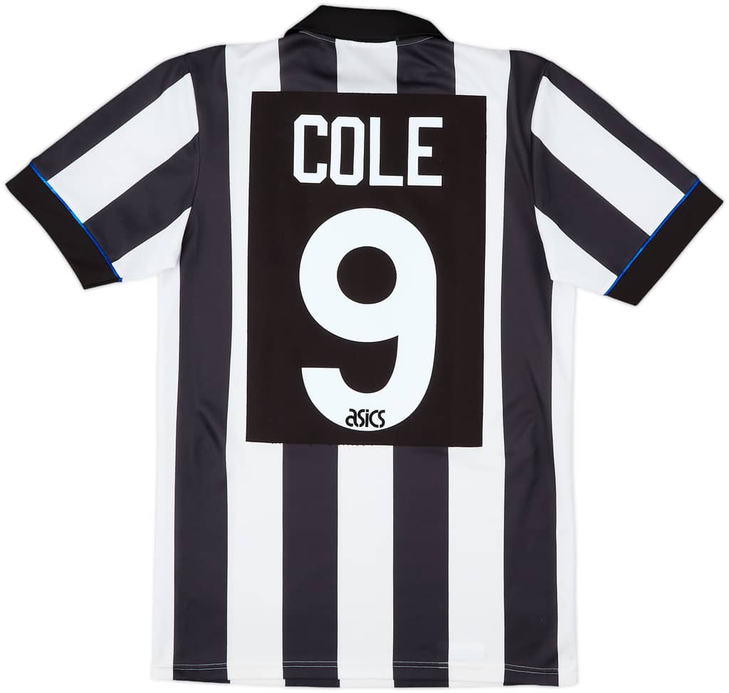 1993-95 Newcastle Home Shirt Cole #9 - 7/10 - (S)