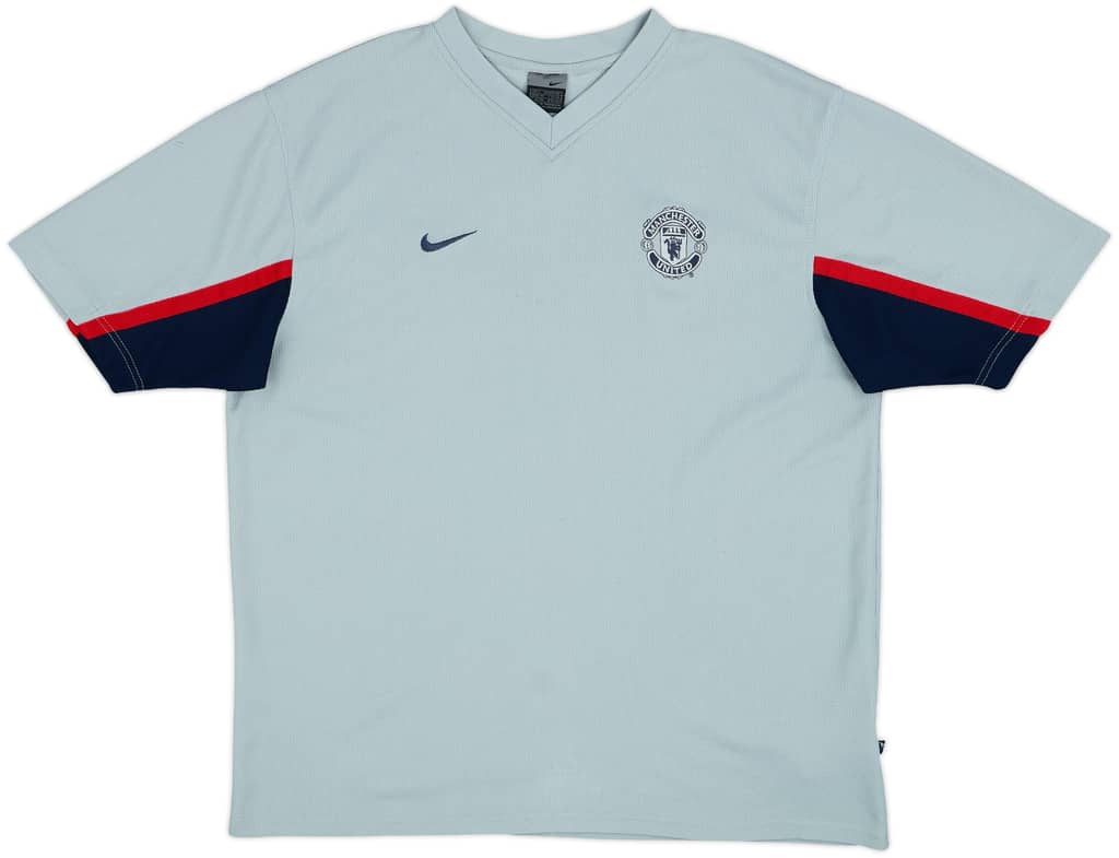 2003-04 Manchester United Nike Training Shirt - 8/10 - (L)