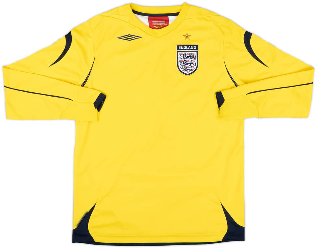 2006-08 England GK Shirt - 6/10 - (L.Boys)