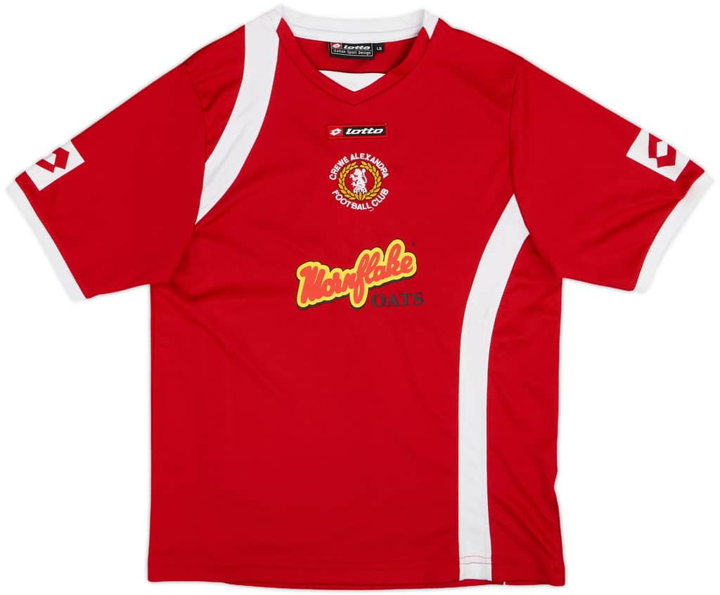 2008-09 Crewe Alexandra Home Shirt - 9/10 - (L.Boys)
