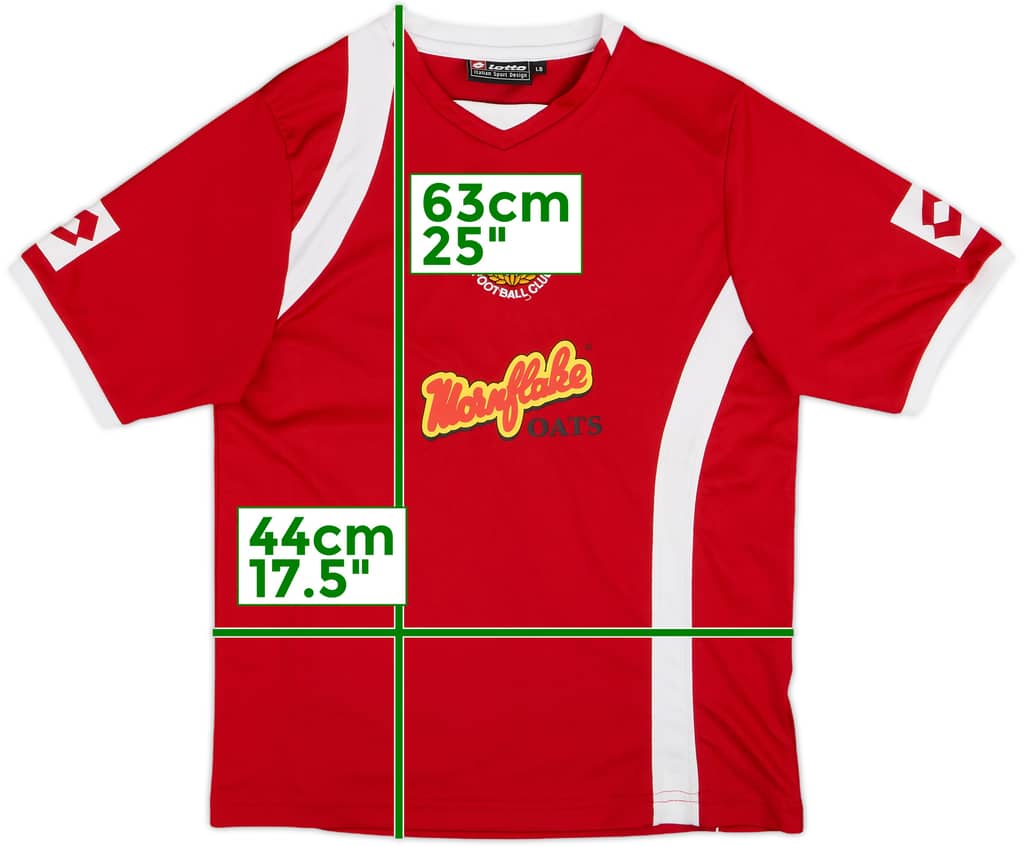 2008-09 Crewe Alexandra Home Shirt - 9/10 - (L.Boys)