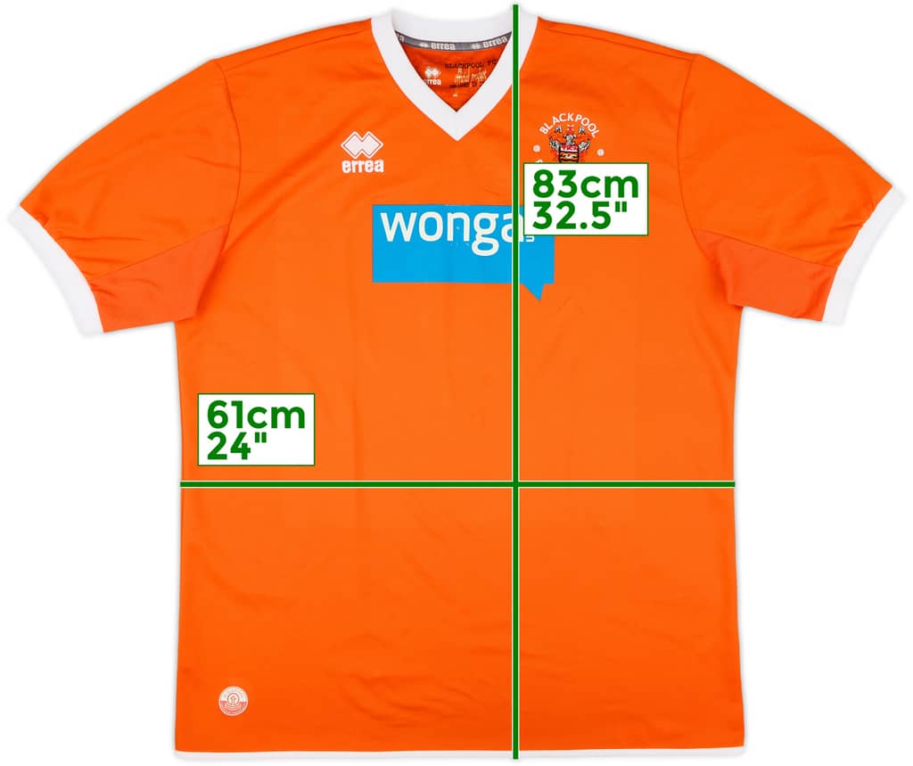 2013-15 Blackpool Home Shirt - 7/10 - (3XL)
