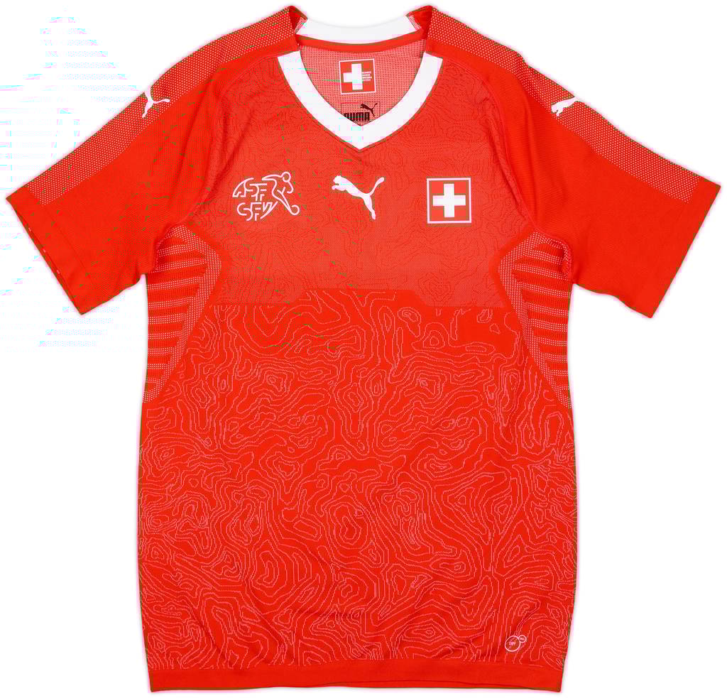 2018-20 Switzerland Authentic Home Shirt - 10/10 - (XL)