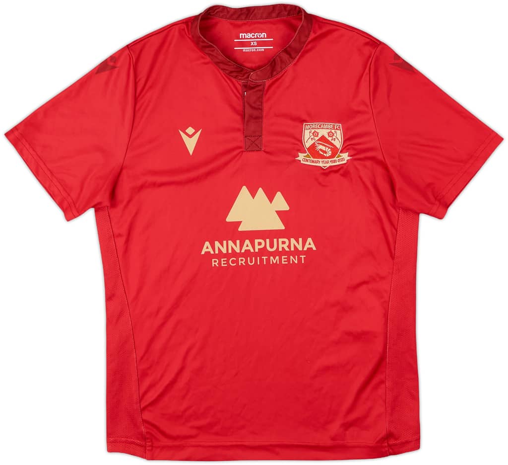 2020-21 Morecambe Home Shirt - 8/10 - (XS)