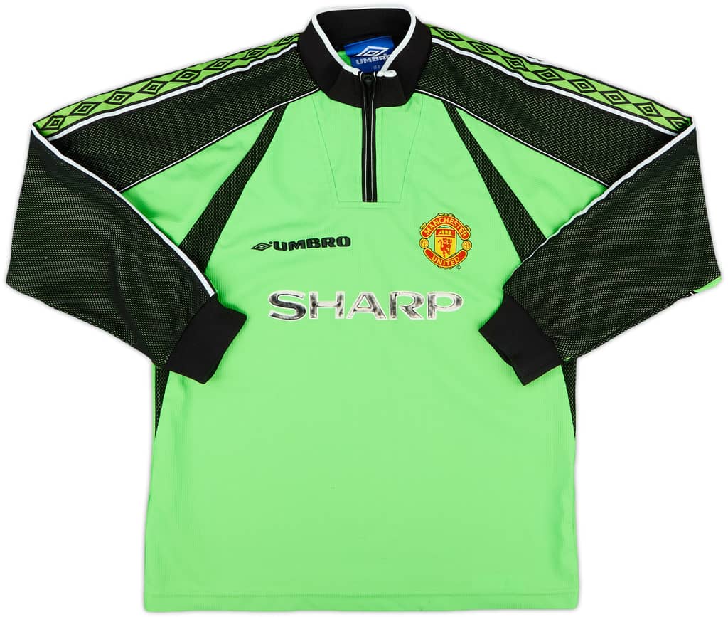 1998-99 Manchester United GK Shirt - 5/10 - (Y)