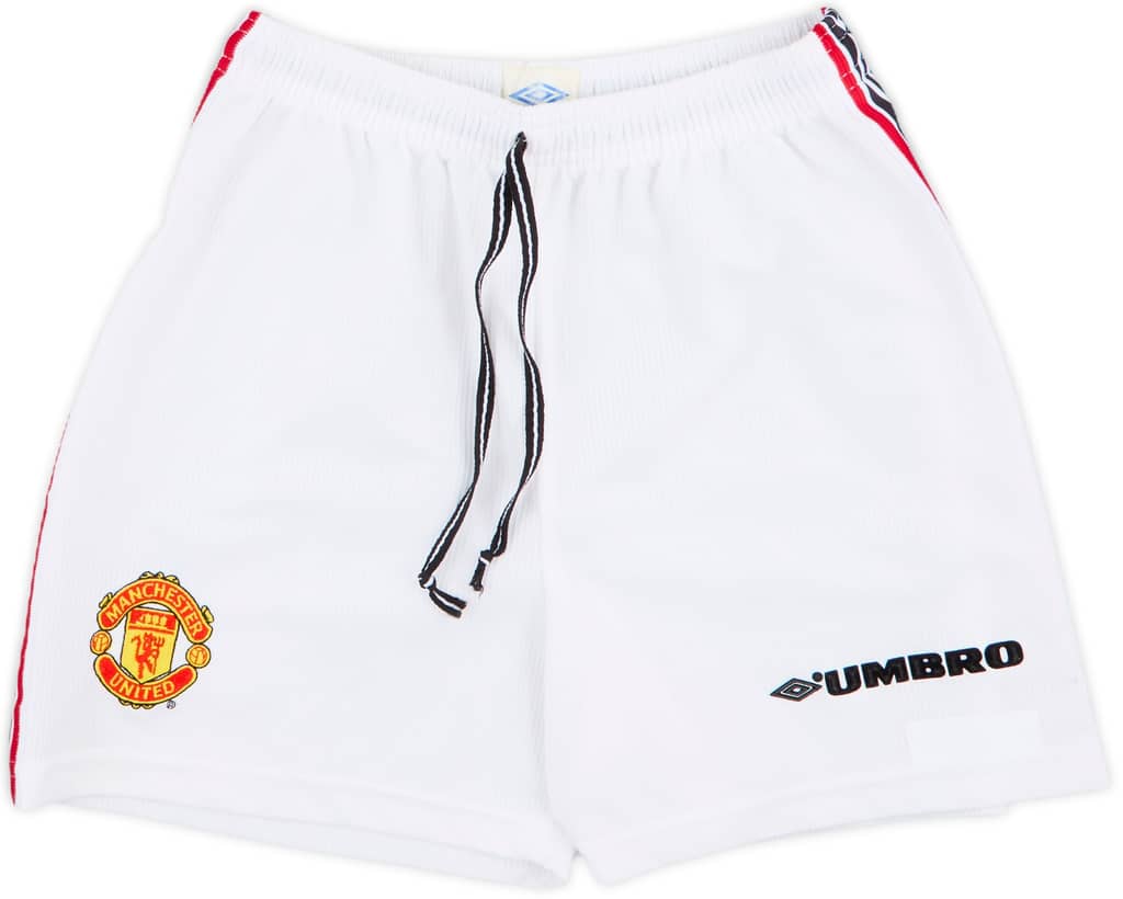1998-00 Manchester United Home Shorts - 8/10 - (L.Boys)
