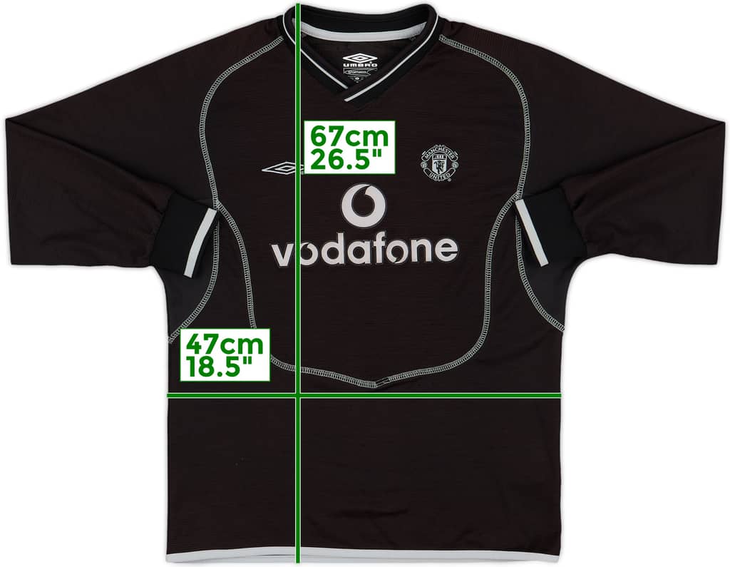 2000-02 Manchester United GK Shirt - 8/10 - (L.Boys)