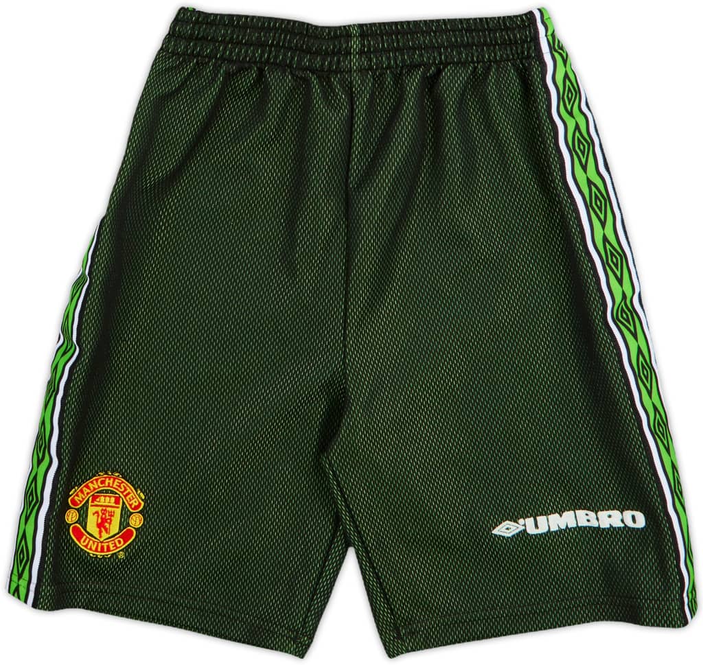 1998-00 Manchester United GK Shorts - 9/10 - (M.Boys)