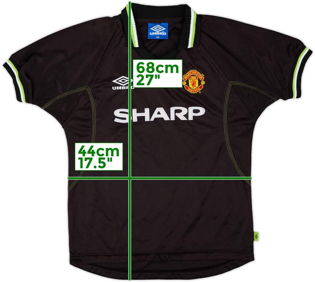1998-99 Manchester United Third Shirt - 9/10 - (M.Boys)