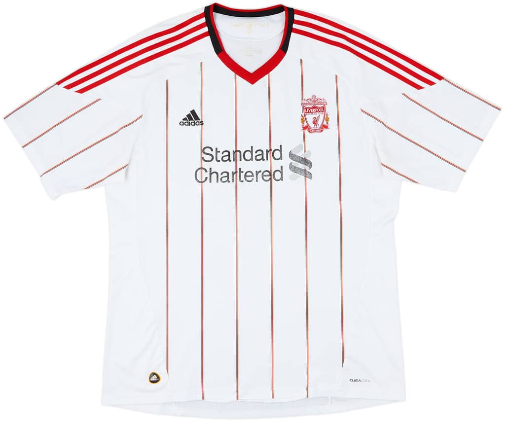 2010-11 Liverpool Away Shirt Gerrard #8 - 6/10 - (3XL)