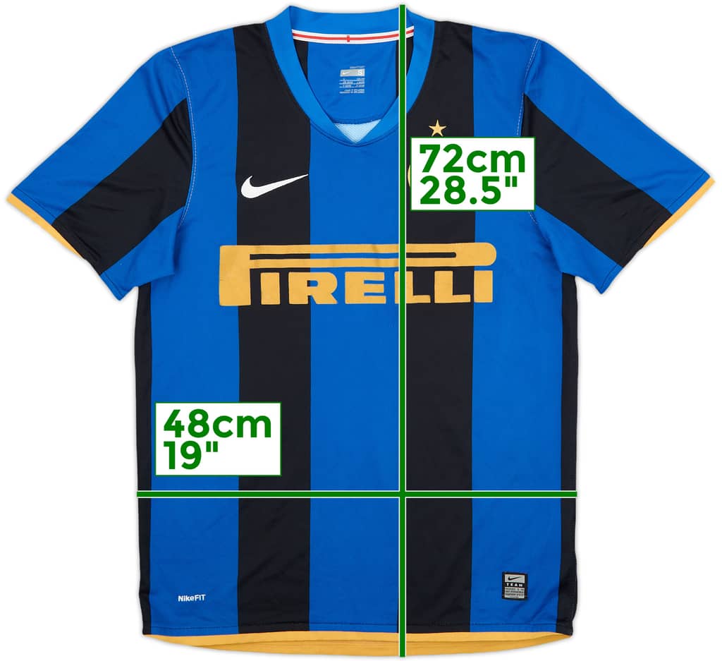 2008-09 Inter Milan Home Shirt - 7/10 - (S)