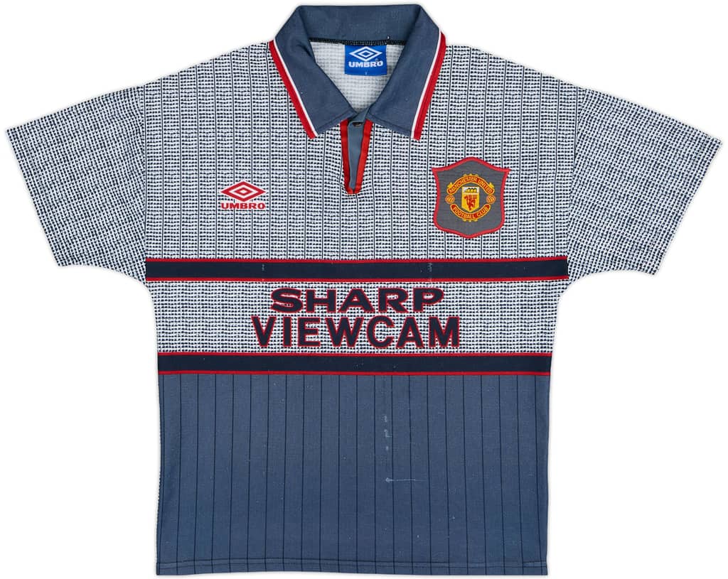 1995-96 Manchester United Away Shirt - 6/10 - (Y)