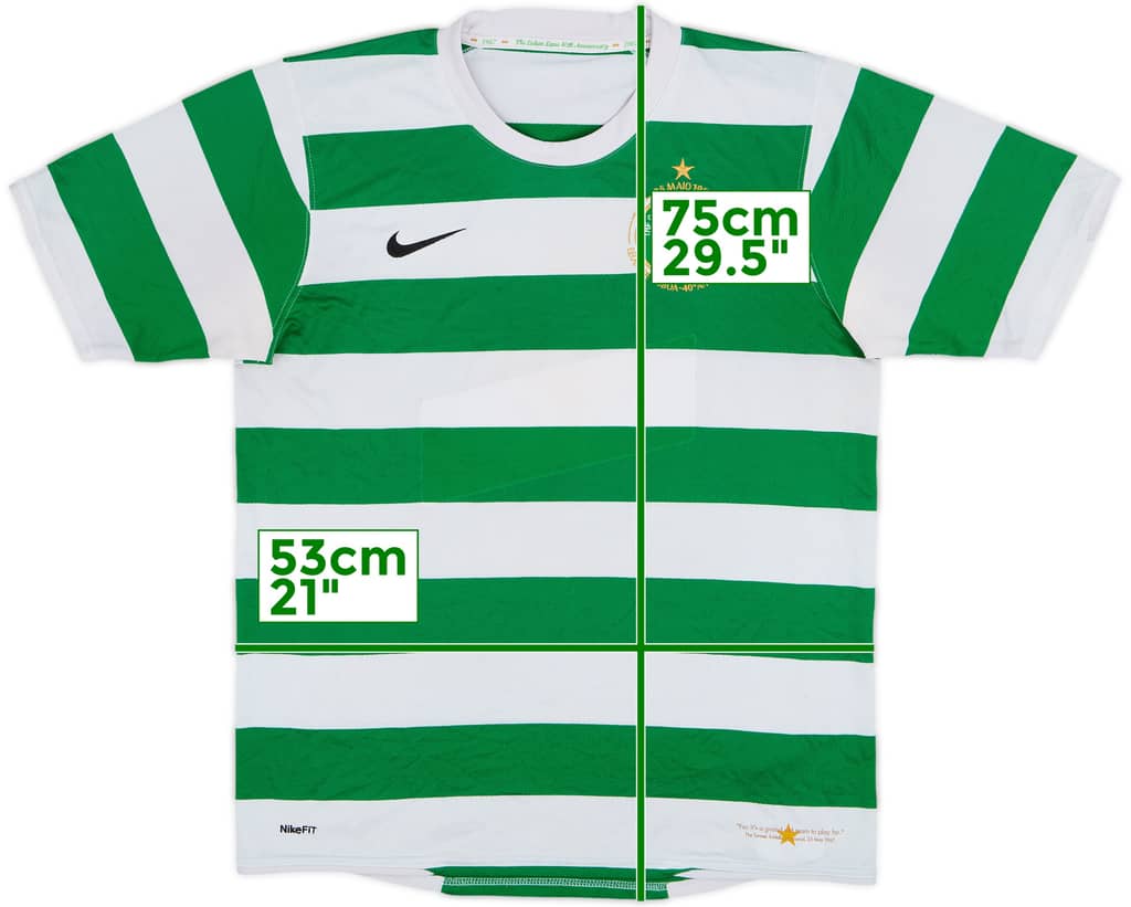 2007-08 Celtic Home Shirt - 4/10 - (M)