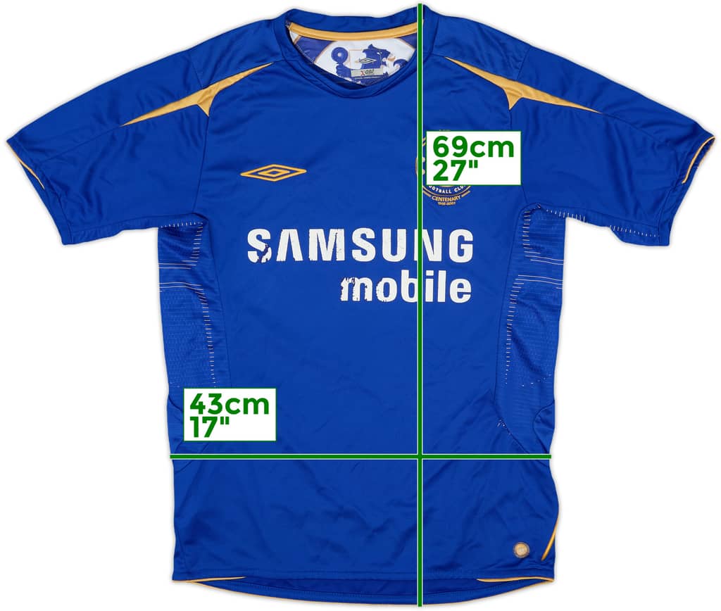 2005-06 Chelsea Centenary Home Shirt - 5/10 - (S)