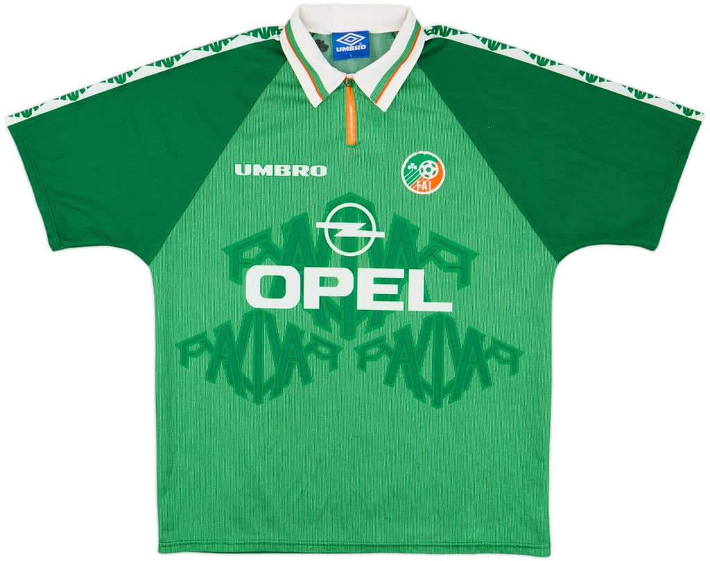 1996-98 Ireland Home Shirt Keane #6 - 7/10 - (L)