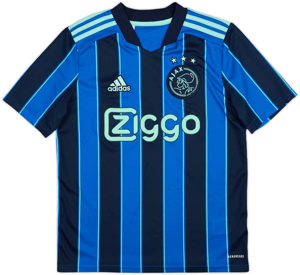 2021-22 Ajax Away Shirt - 7/10 - (L.Boys)